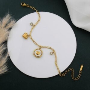 Box Heart Bracelet
