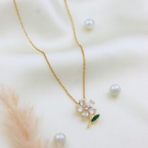 Imperial Orchid Chain Pendant
