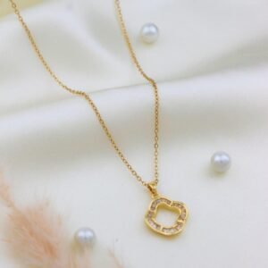 Diamond Square Chain Pendant