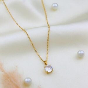 Circle Shine Chain Pendant