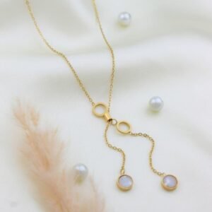 Tiny Circle Chain Pendant