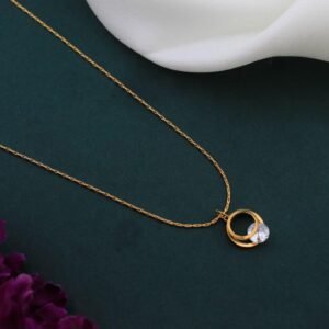 Ring Diamond Chain Pendant