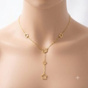 BLOSSOM LARIAT CHAIN PENDANT