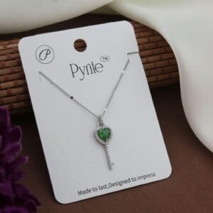 Key Fancy Chain Pendant (Silver)