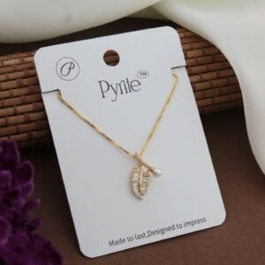 Leaf Diamond Chain Pendant