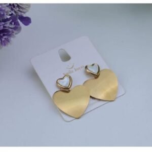 Stylish Two Heart Earring
