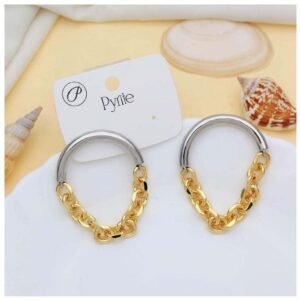Septum Chain Earrings – Silver