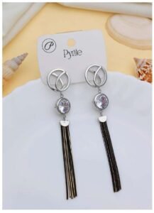 Fancy Long Earrings – Gold