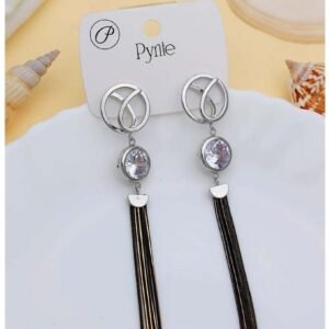 Fancy Long Earrings - Gold