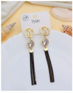 Fancy Long Earrings – Silver