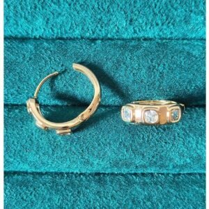 Diamond Classic Round Earrings