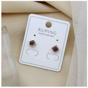 Designbox Women Earrings (Gold + White)