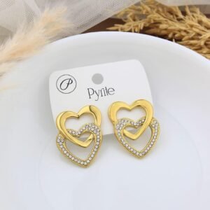 Dual Heart Earrings