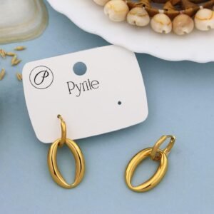 Gold Ring Earrings