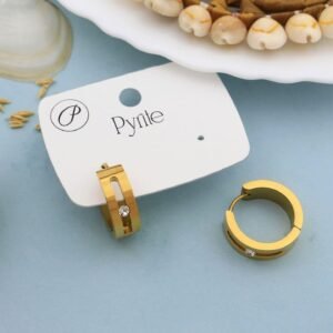 Geo Crystal Hoops
