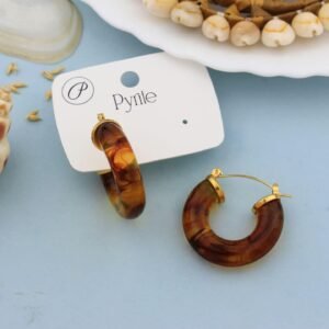 Havana Resin Hoops