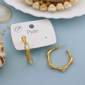 Shape Pearl Earrings