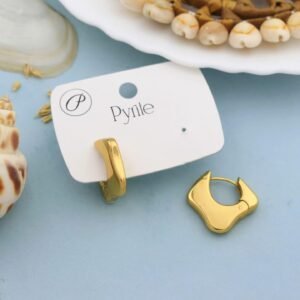 Golden Hoop Earrings