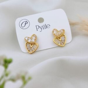 Diamond Heart Earrings