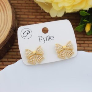 Bow Pearl Earrings