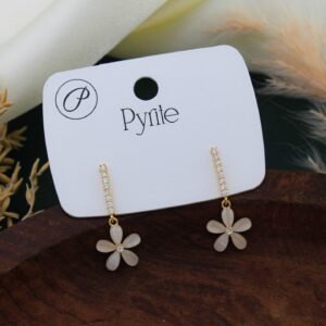 Stylish Flower Diamond Earrings