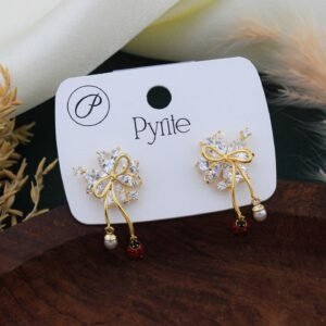 Flower & Bow Earrings