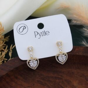 Diamond Heart Earrings