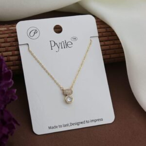 Spellbinding Floral Diamond Chain Pendant (Gold)