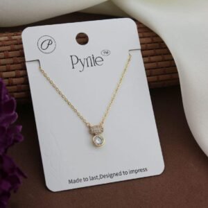 Spellbinding Floral Diamond Chain Pendant (Silver)